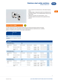Thumbnail of document Data Sheet - 8150/5-V37 Safety Switches